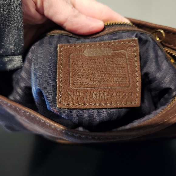 1996 Coach Vintage Sonoma Nubuc Small Bucket In Bramble - Picture 7 of 7